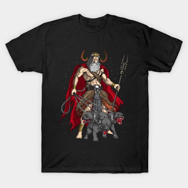 Greek God Hades T-Shirt by underheaven